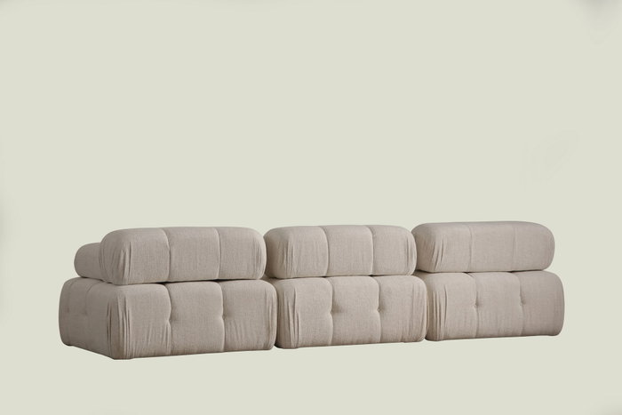 Atelier Del Sofa Doblo Sofá de 3 Plazas Cream Bouclette